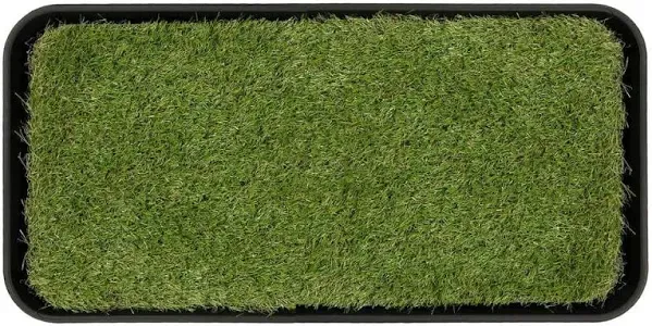 Artificial Grass Puppy Potty Training Pad with Tray, 15&#034; x 30&#034; Reusable Pee P...