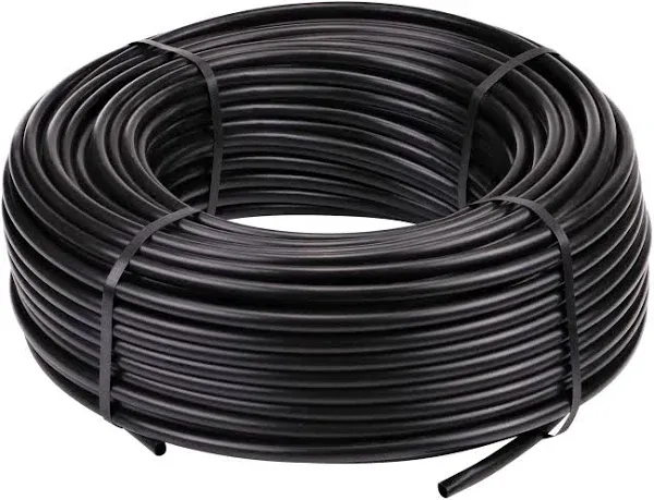 1/2-Inch Drip Irrigation Supply Tubing, 500-Foot, for Irrigation Drippers, Black