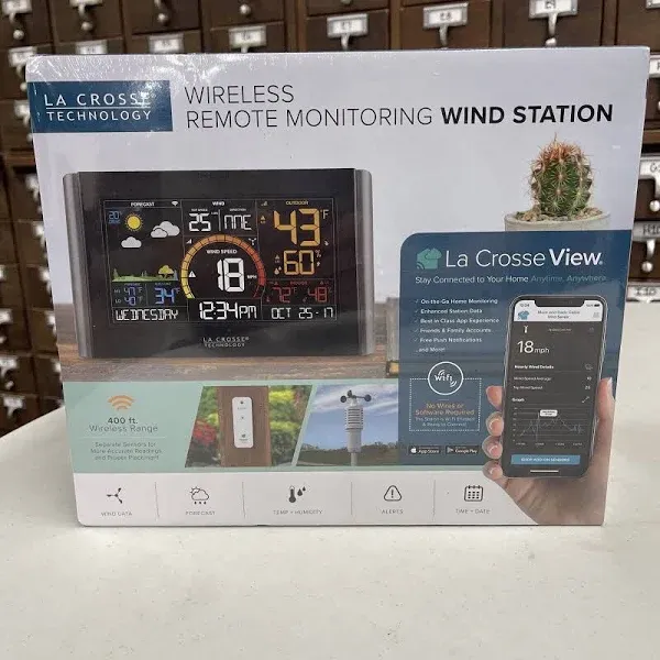 La Crosse Technology V21-WTH Wireless Wi-Fi Weather and Wind Station