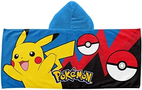 Pokemon Bounce And Bolt Hooded Youth Beach Towel | Hot Topic