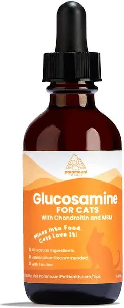 100% Natural Glucosamine for Cats - Msm Arthritis Pain Relief for Cats - Cat ...