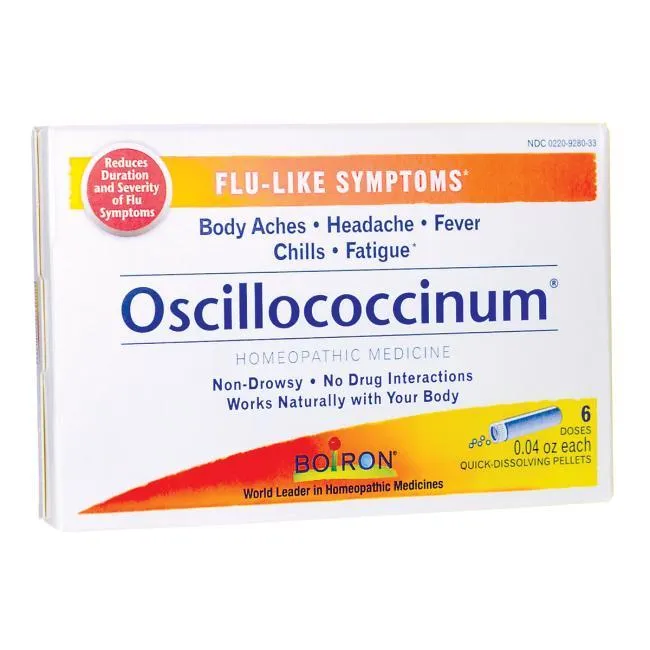 Boiron Oscillococcinu<wbr/>m for Relief of Flu Symptoms of Body Aches, Headache, Fever