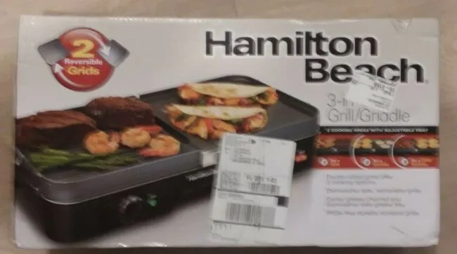 Hamilton Beach 3-in-1 Grill/Griddle