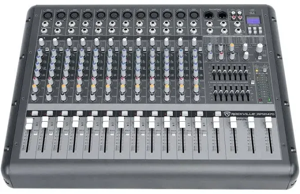 Rockville RPM1470 Powered Mixer