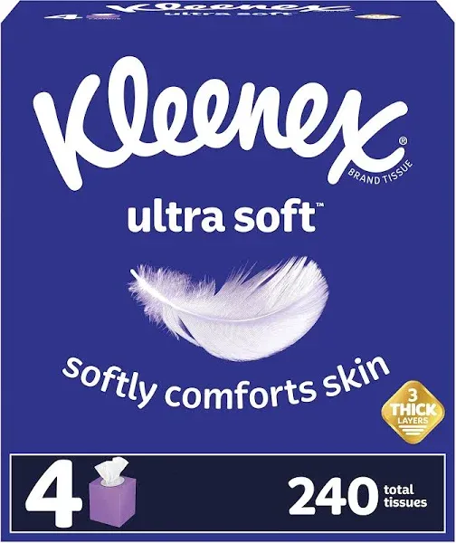 Kleenex Ultra Soft Facial Tissues