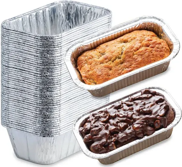 Spare Essentials Aluminum Mini Foil Loaf Pans