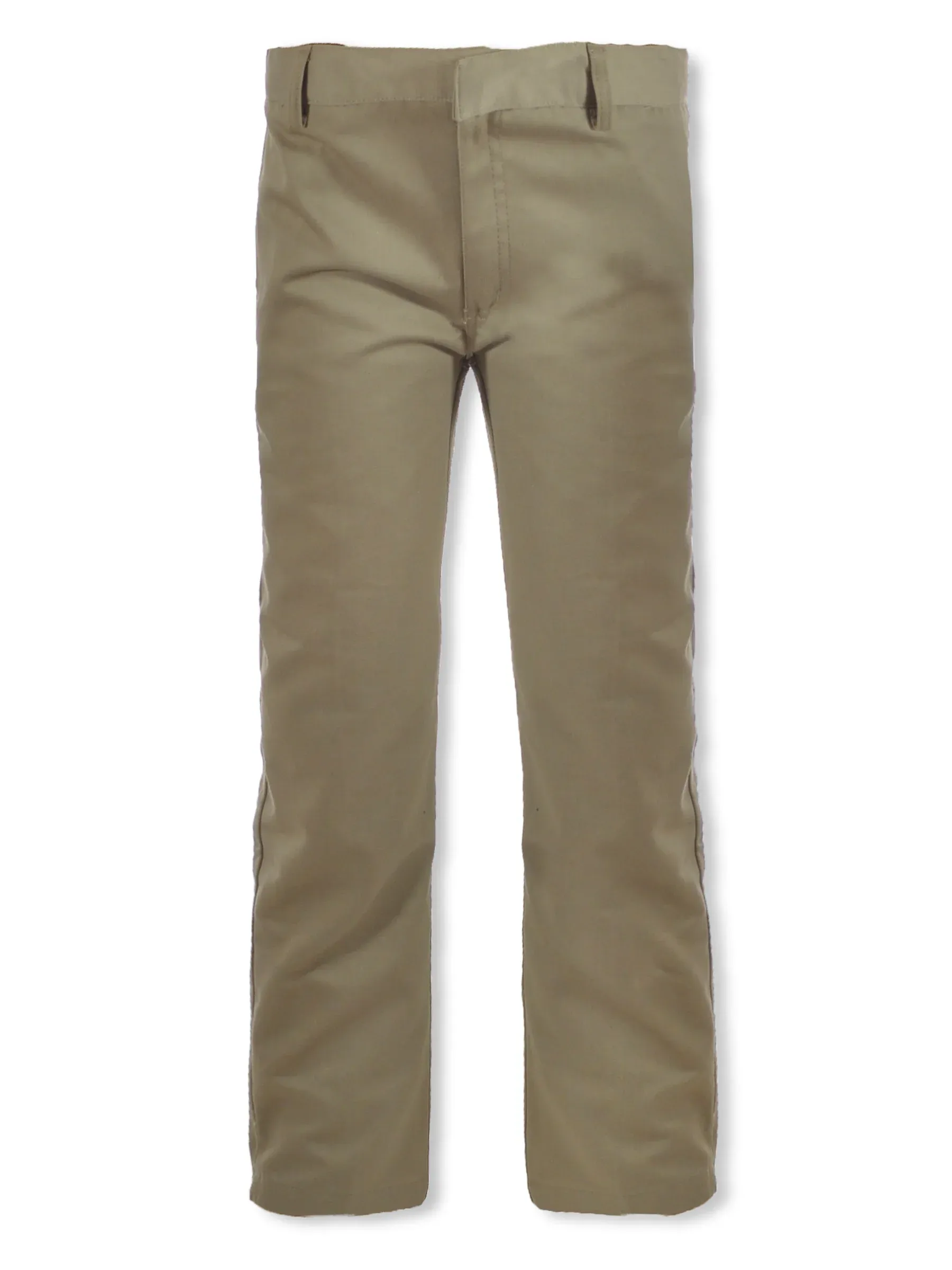 Smith's American Boys' Flat Front Twill Uniform / Dress Pants - khaki, 20 (Big Boys)