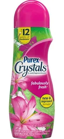 Purex Crystals in-Wash Fragrance and Scent Booster, Fabulously Fresh, 21 Ounce