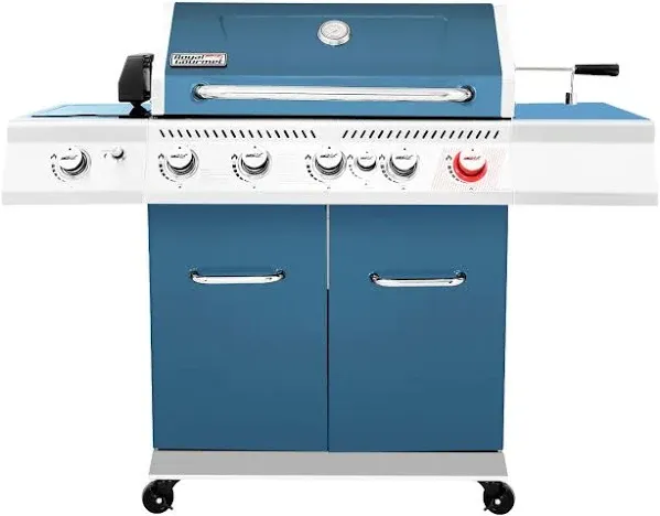 Royal Gourmet GA5403B 5-Burner BBQ Cabinet Style Propane Gas Grill with Rotisserie Kit