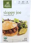 Simply Organic Seasoning Mix, Sloppy Joe - 1.41 oz