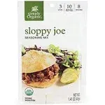 Simply Organic Sloppy Joe, Certified Organic, Gluten Free | 1.41 oz | Pack of 12