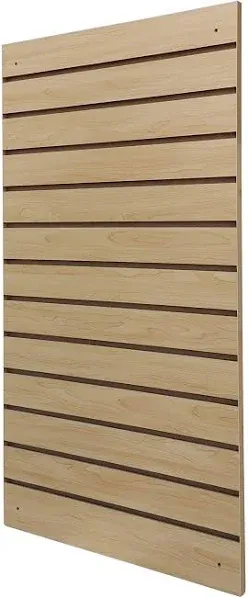 FixtureDisplays® Maple Wood Grain Slatwall Panel Retail Store Display Tool Organizer 24X40" 11709-1-CLASSIC