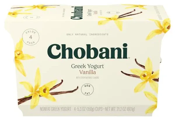 Chobani Greek Yogurt Vanilla