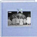 Pioneer Photo Albums DA200GRB-GB Baby Frame Gingham Fabric Memo Album