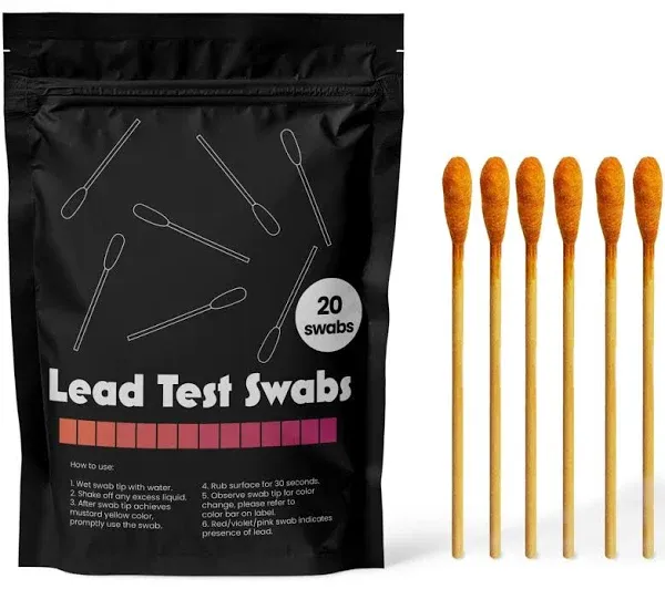 Lead Test Kit - Instant Testing Swabs for Lead (inc Lead Paint) (20)