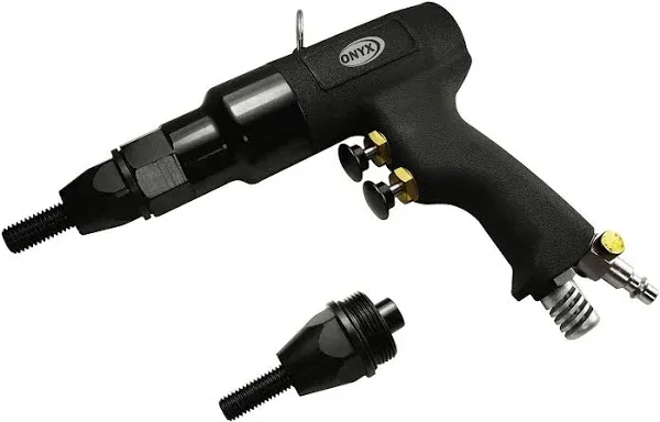 Astro Pneumatic Tool PRN12 ONYX Pneumatic Rivet Nut Setting Gun W/ 3/8" & 1/2" Mandrels