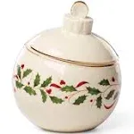 Lenox Holiday Ornament Candy Jar