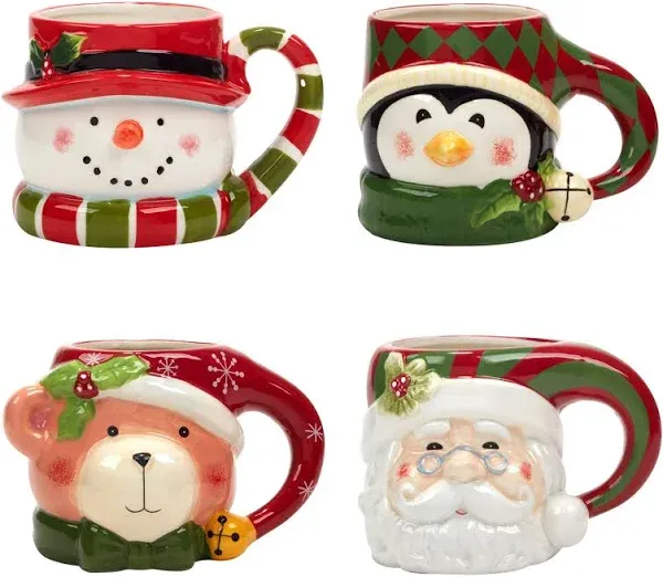 Certified International Holiday Mug Set