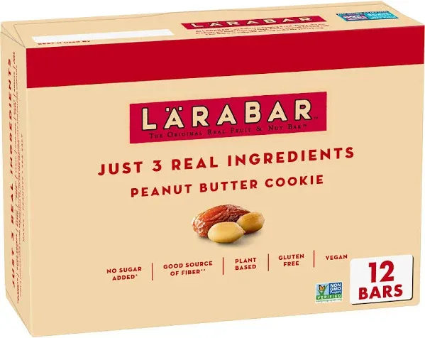 Larabar Peanut Butter Cookie Gluten Free Vegan Fruit & Nut