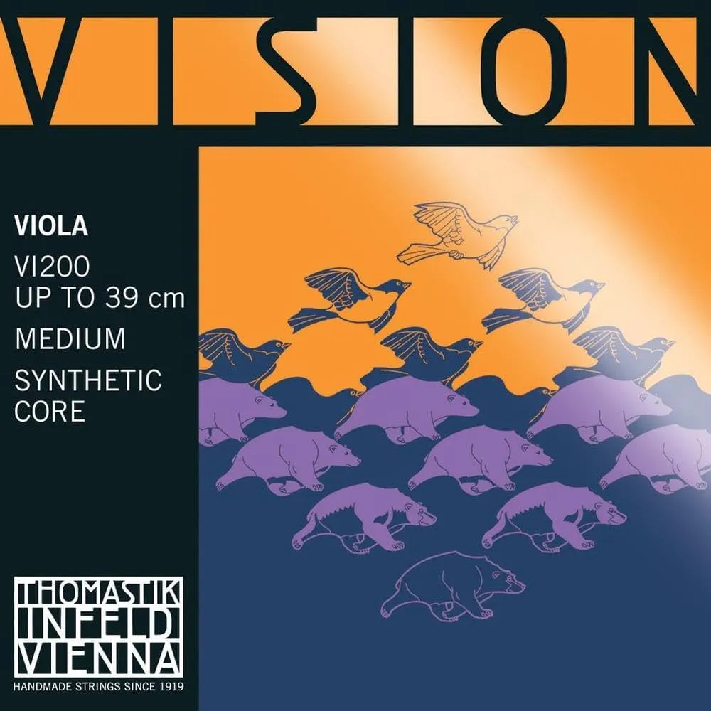 Thomastik Vision Viola String Set Vi200 Medium Nylon VI200 Multicolor