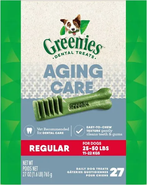 Greenies Aging Care Large Dental Care Dog Treats - 27 oz