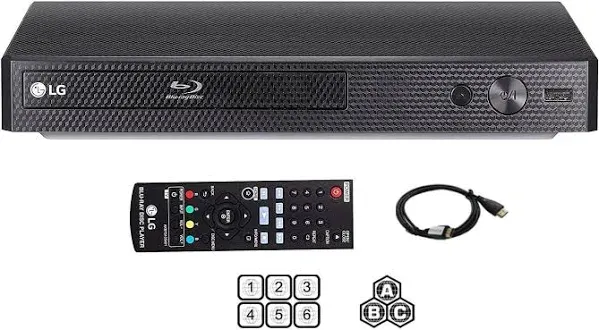 LG Blu-ray Disc Player with Built-in Wi-Fi