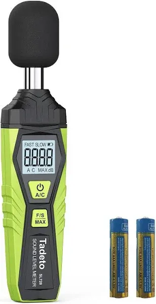 Decibel Meter Tadeto Digital Sound Level Meter Portable SPL Meter 30dB To 130dB