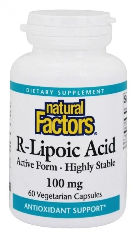 Natural Factors R-Alpha-Lipoic-Acid 100mg 60 capsules