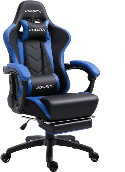 Racing Style Gaming Chair with Massage: Ergonomic Recliner, Leather Office Armch