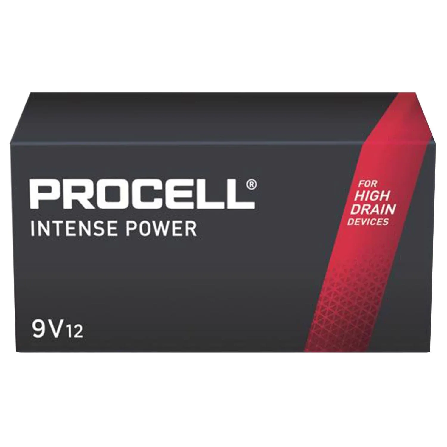 Procell 9V Alkaline Intense Power Battery (12-Pack) PX1604