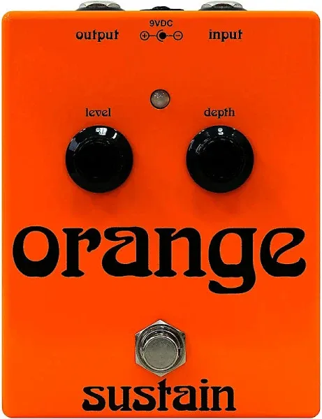 Orange Sustain Pedal