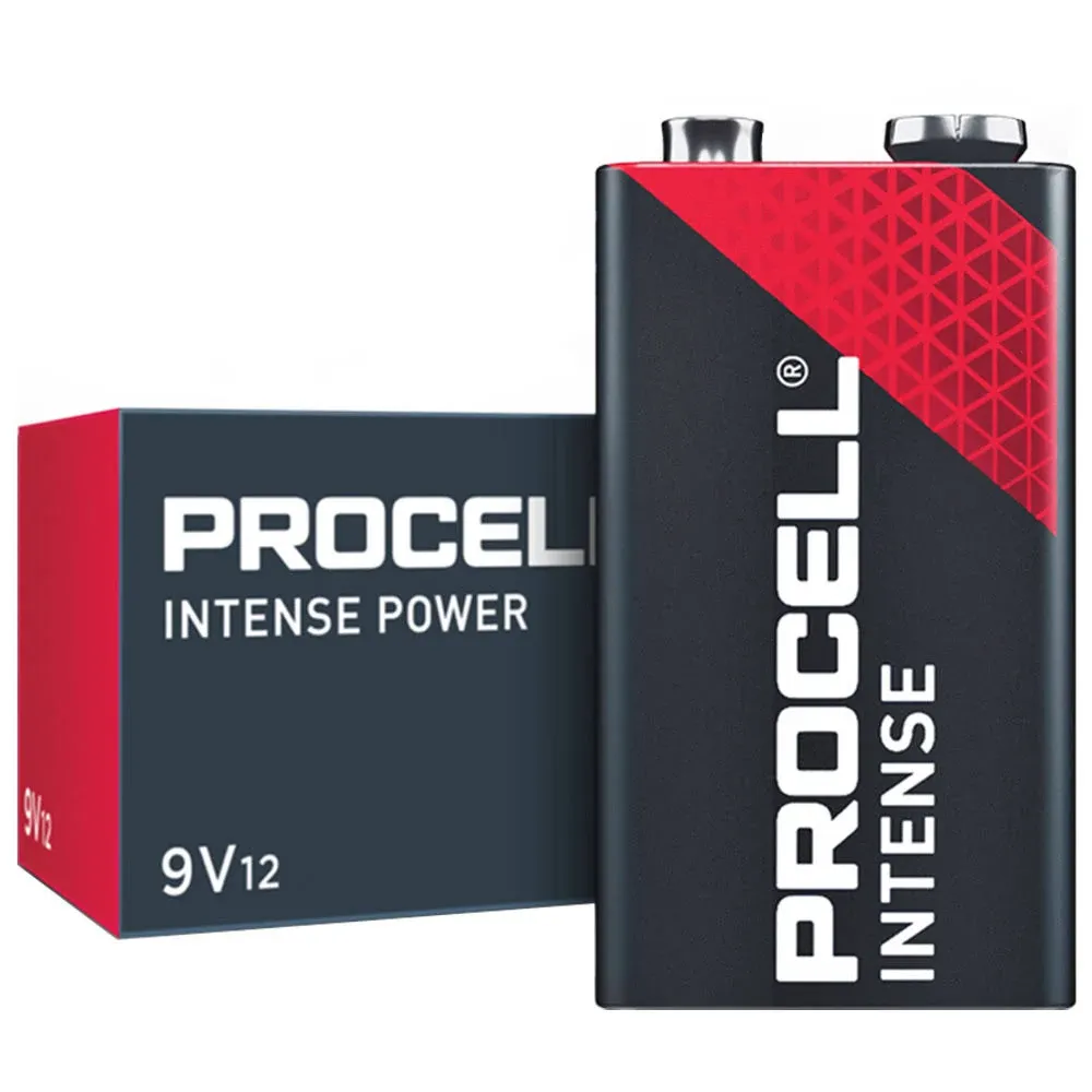 East Penn Manufacturing PX1604 - Procell Intense 9V Batteries 12 Per Box