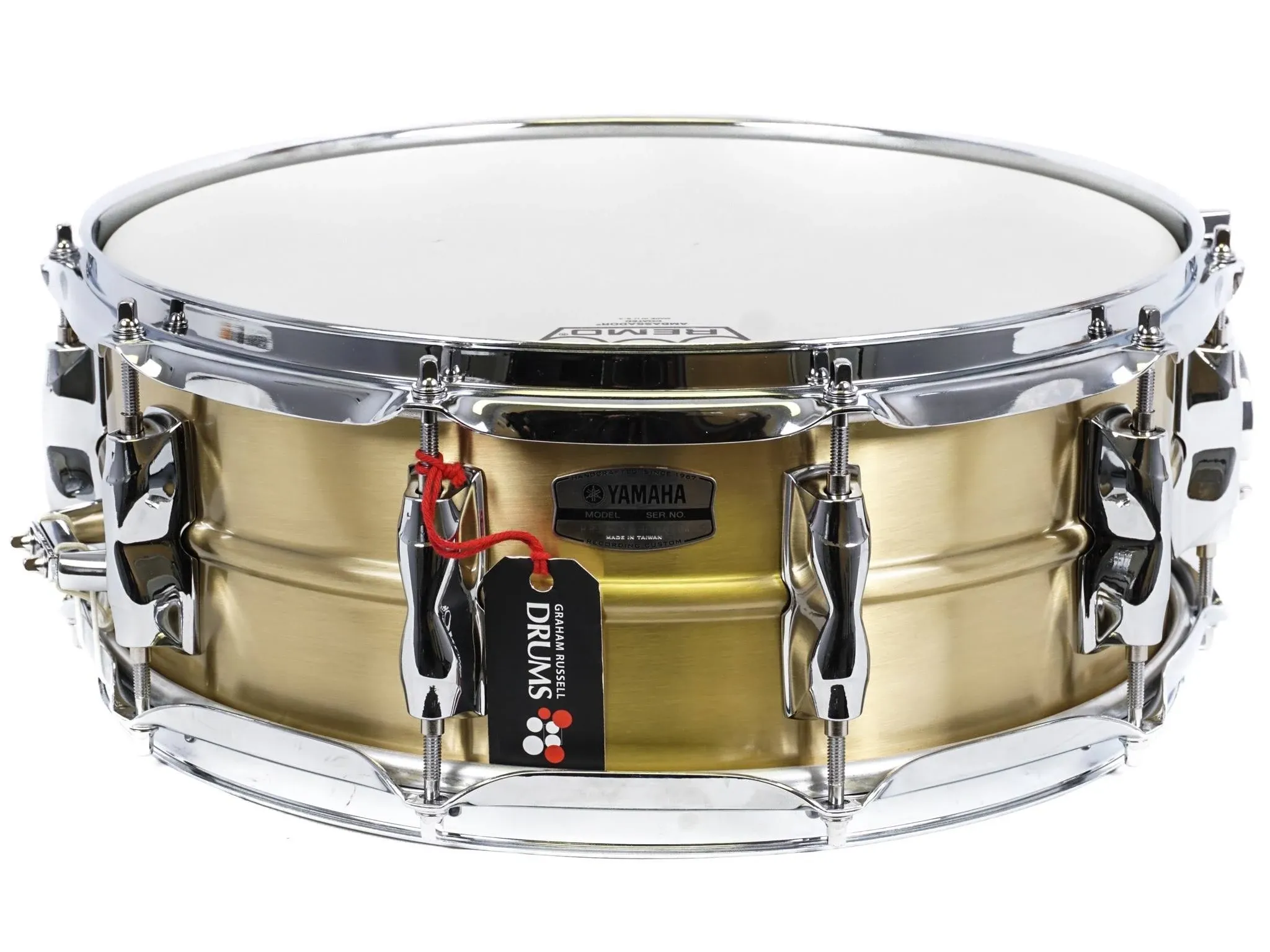 Yamaha RRS-1455 Recording Custom 5.5x14" Brass Snare Drum | Reverb