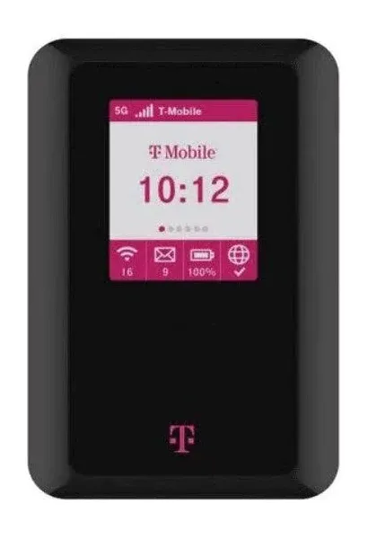 Quanta D53 T-Mobile 5G Broadband Hotspot, Black