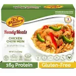 Kosher Chicken Chow Mein, MRE Meat Meals Ready to Eat, Gluten Free (1 Pack) Prepared Entree Fully Cooked, Shelf Stable Microwave Dinner - Travel, Military, Camping, Emergency Survival Protein Food