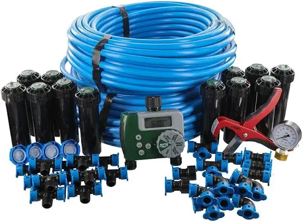 Orbit Blu-Lock In-Ground 1/2&#034; Sprinkler System w/ Hose Faucet Timer Plastic