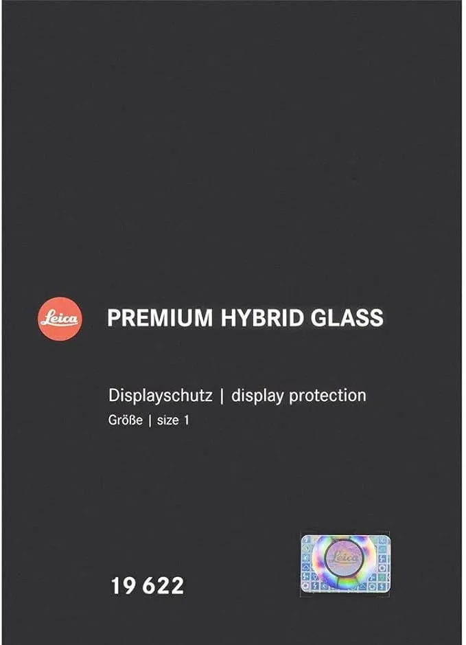 Leica Premium Hybrid Glass Screen Protector, CL, C-Lux, D-Lux 7, V-Lux 5