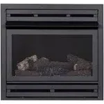 Pleasant Hearth 28 in. Zero Clearance Firebox with NG Gas Log Insert