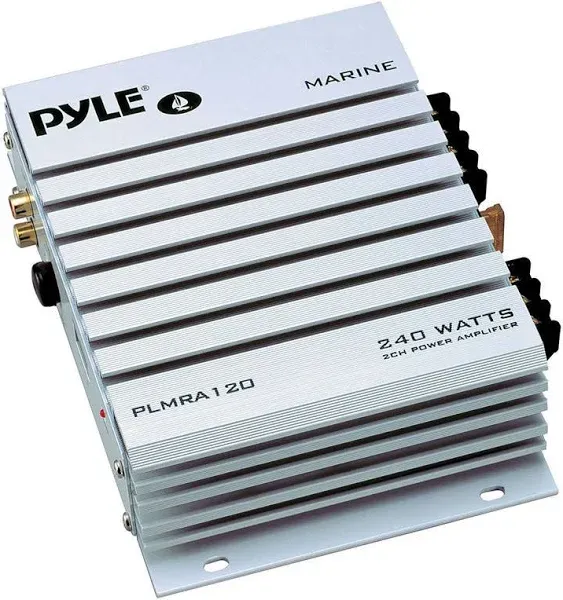 Pyle PLMRA120 Marine Waterproof 2-Channel Amplifier