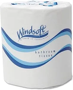 WIN2405 - Windsoft Facial Quality Toilet Tissue, 4 1/2amp;quot; X 3amp;quot, 500/roll, 2-ply, White