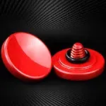 Soft Shutter Release Button (2 Pack/Red) High-end Concave Shutter Button