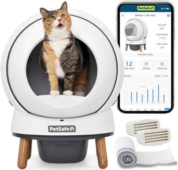 PetSafe ScoopFree SmartSpin Self-Cleaning Litter Box