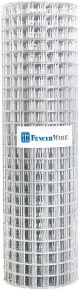 10 Gauge Galvanized Welded Wire Fence, 2 Inch by 2 Inch Opening Mesh (4 Ft. X 50