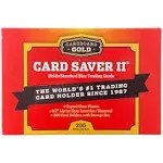 CBG Card Saver II 2 Semi Rigid Sports Card Holder