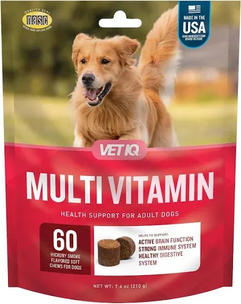 Dog Multi Vitamins Supplement Support Overall Wellness All Stages, 60 Count