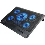 Accessory Power ENHANCE Gaming Laptop Cooling Pad Stand with LED Cooler Fans - Blue