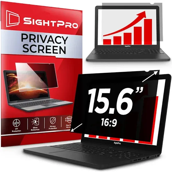 15.6 Inch 16:9 Laptop Privacy Screen Filter - Computer Monitor Privacy Shield...