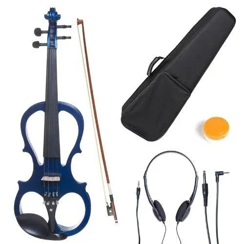 Cecilio Solid Wood Electric/Silent Violin with Ebony Fittings Style 1