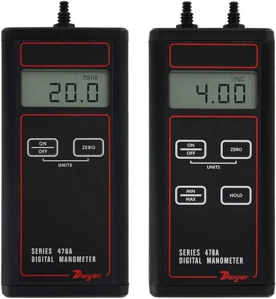 Dwyer 478A-0 Digital Differential Manometer