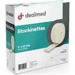 Dealmed Cotton Stockinette, 2” x 25 yds, Tubular Bandage Sleeve, Comfort Breathable Dressing for Skin Protection, Compression, Casts, Edema and Lymphedema Support (1 Roll)